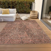 Piper Looms Chantille Diamond ACN591 Salmon Area Rug