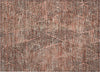 Piper Looms Chantille Diamond ACN591 Salmon Area Rug