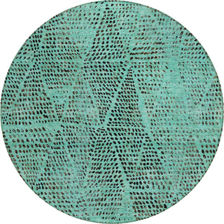 Piper Looms Chantille Diamond ACN591 Teal Area Rug