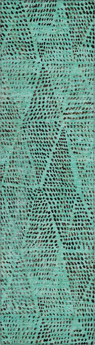 Piper Looms Chantille Diamond ACN591 Teal Area Rug