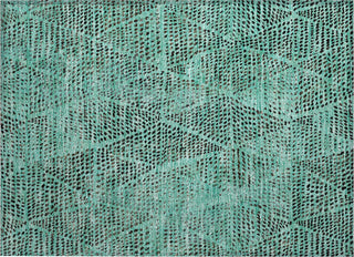 Piper Looms Chantille Diamond ACN591 Teal Area Rug