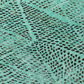 Piper Looms Chantille Diamond ACN591 Teal Area Rug