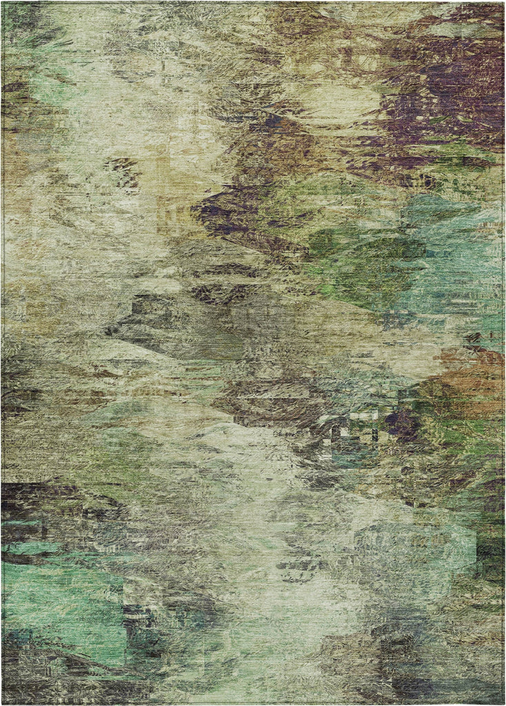 Piper Looms Chantille Abstract ACN592 Beige Area Rug