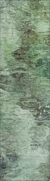Piper Looms Chantille Abstract ACN592 Green Area Rug
