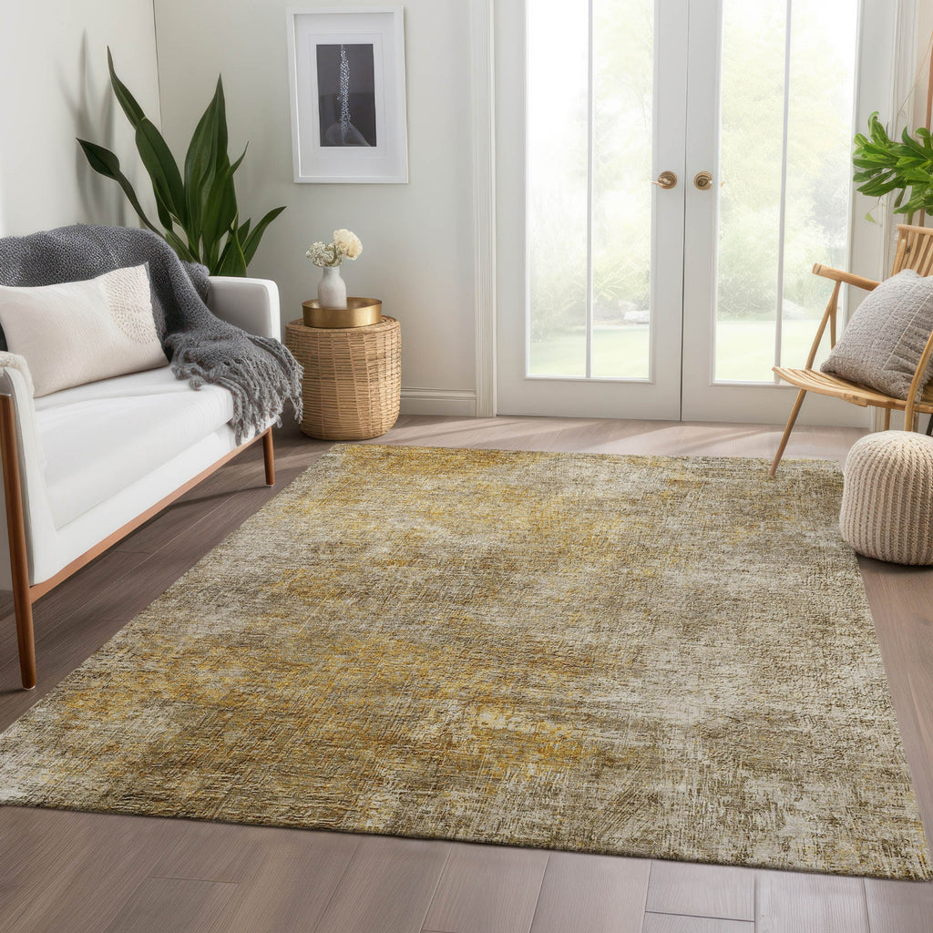 Piper Looms Chantille Modern ACN593 Beige Area Rug Lifestyle Image Feature