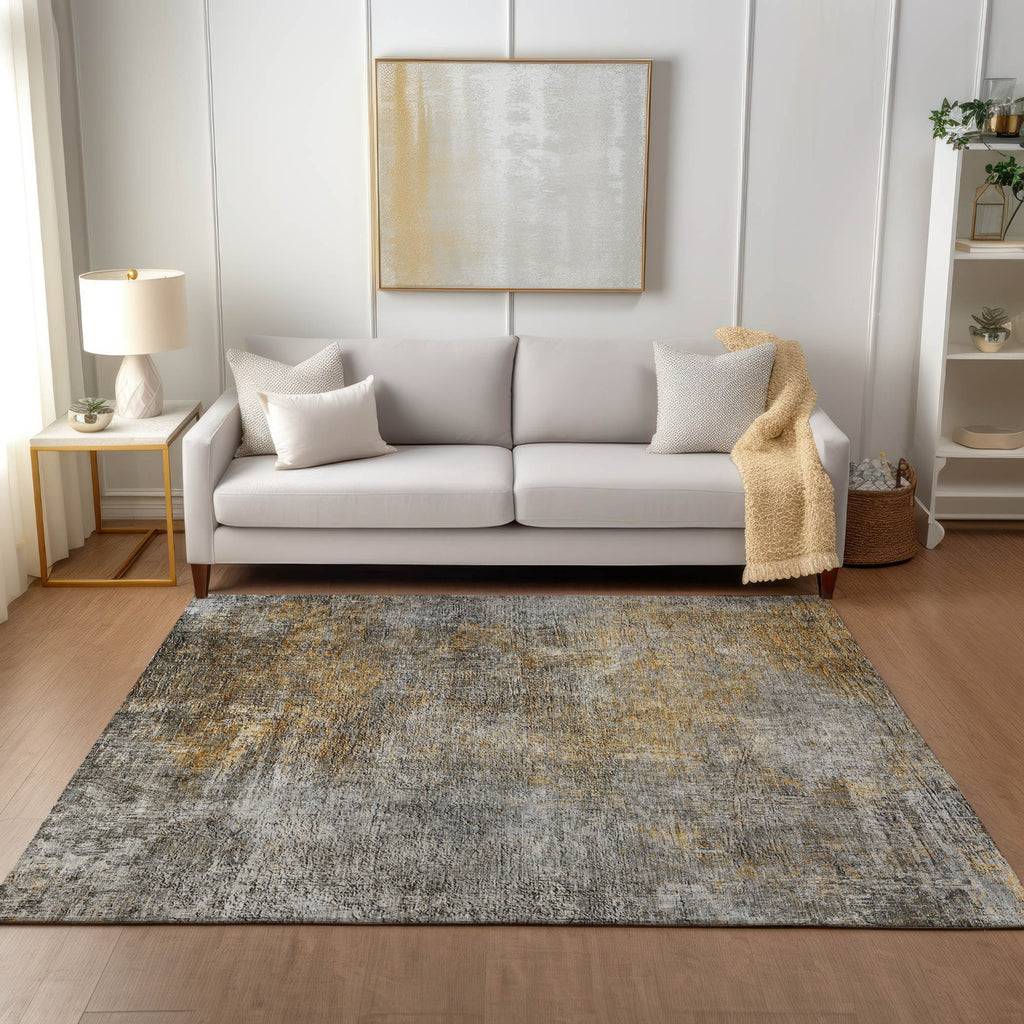 Piper Looms Chantille Modern ACN593 Gray Area Rug Lifestyle Image Feature
