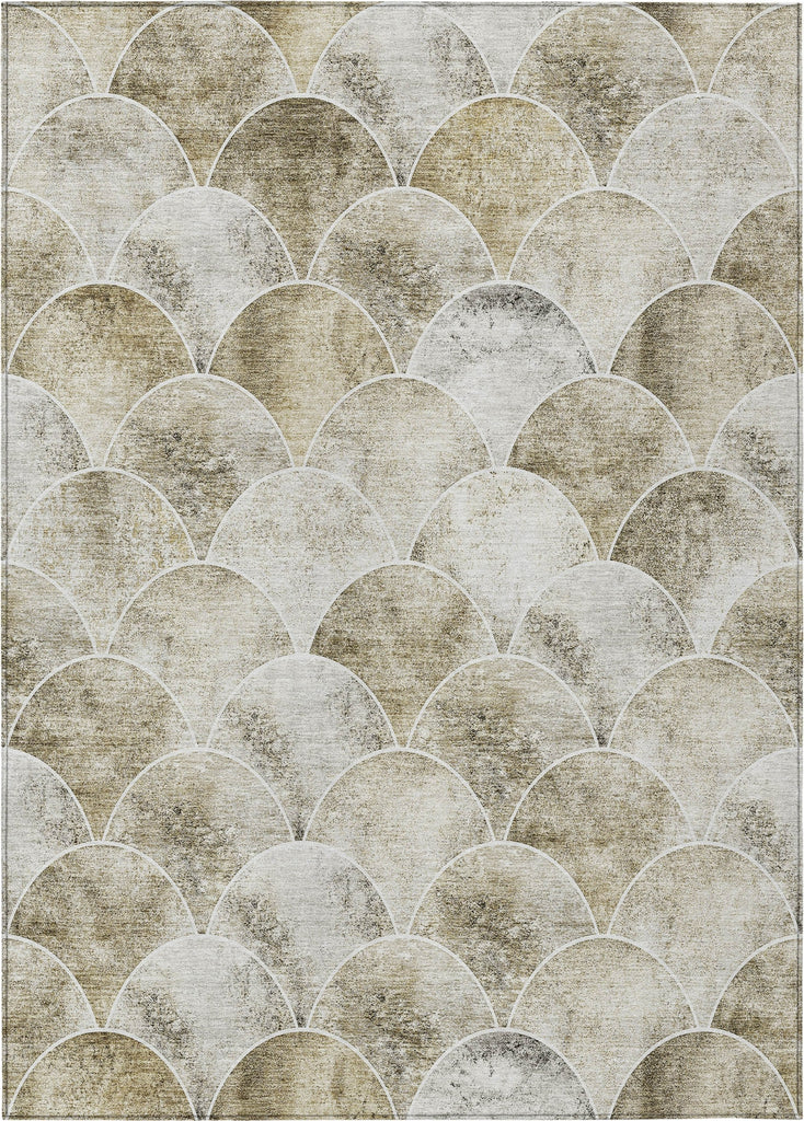 Piper Looms Chantille Modern ACN594 Beige Area Rug