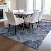 Piper Looms Chantille Modern ACN594 Blue Area Rug Lifestyle Image Feature