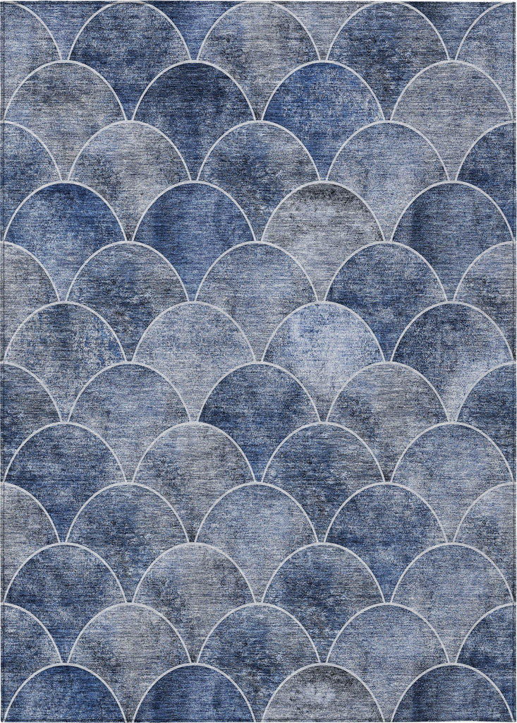 Piper Looms Chantille Modern ACN594 Blue Area Rug