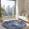 Piper Looms Chantille Modern ACN594 Blue Area Rug