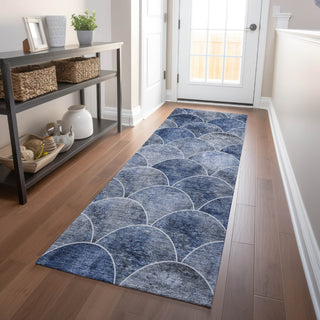 Piper Looms Chantille Modern ACN594 Blue Area Rug