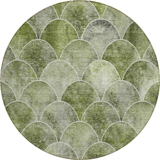 Piper Looms Chantille Modern ACN594 Green Area Rug