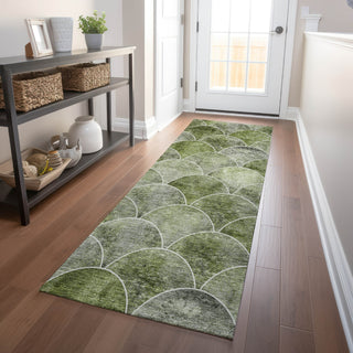 Piper Looms Chantille Modern ACN594 Green Area Rug