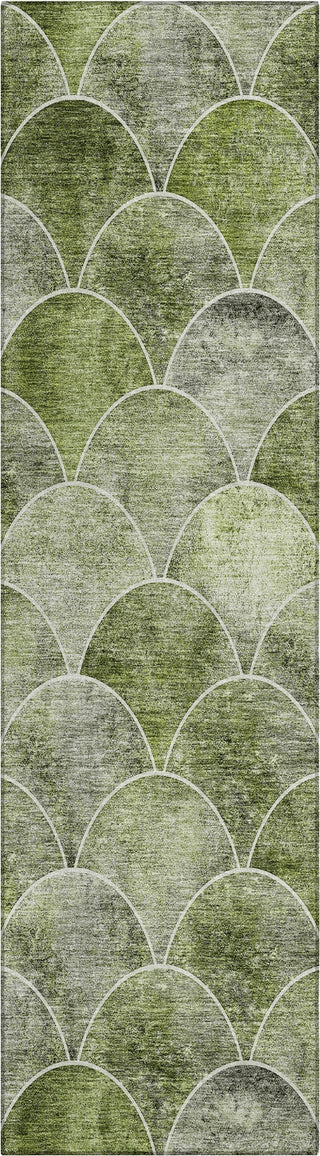 Piper Looms Chantille Modern ACN594 Green Area Rug