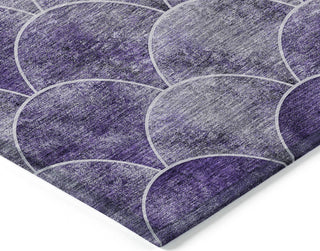 Piper Looms Chantille Modern ACN594 Purple Area Rug