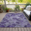 Piper Looms Chantille Modern ACN594 Purple Area Rug