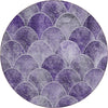 Piper Looms Chantille Modern ACN594 Purple Area Rug