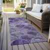 Piper Looms Chantille Modern ACN594 Purple Area Rug