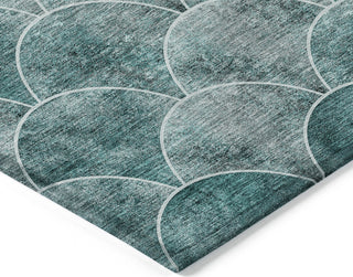 Piper Looms Chantille Modern ACN594 Teal Area Rug