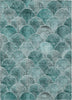 Piper Looms Chantille Modern ACN594 Teal Area Rug