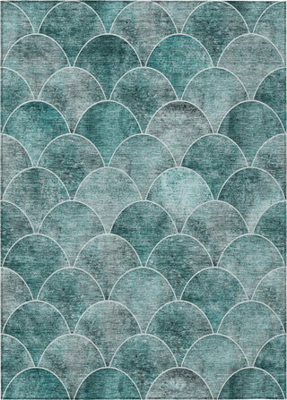 Piper Looms Chantille Modern ACN594 Teal Area Rug