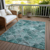 Piper Looms Chantille Modern ACN594 Teal Area Rug