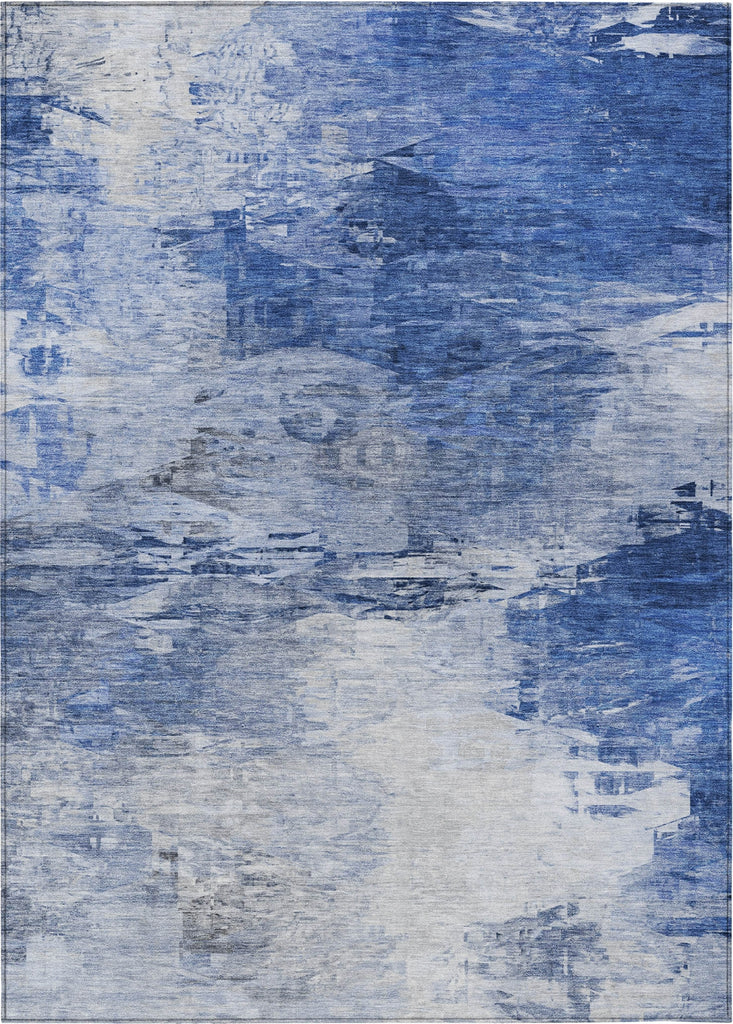 Piper Looms Chantille Modern ACN595 Blue Area Rug