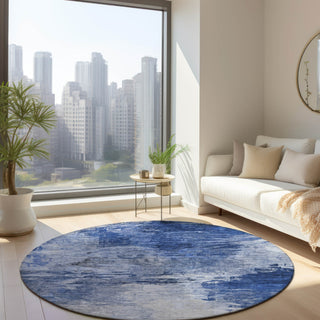 Piper Looms Chantille Modern ACN595 Blue Area Rug