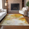Piper Looms Chantille Modern ACN595 Paprika Area Rug Lifestyle Image Feature
