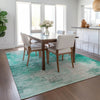 Piper Looms Chantille Modern ACN595 Teal Area Rug