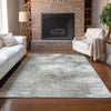 Piper Looms Chantille Abstract ACN597 Beige Area Rug Lifestyle Image Feature