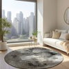 Piper Looms Chantille Abstract ACN597 Taupe Area Rug