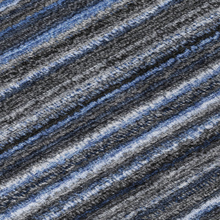 Piper Looms Chantille Stripes ACN598 Blue Area Rug