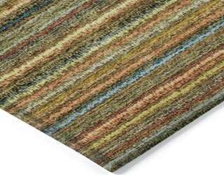 Piper Looms Chantille Stripes ACN598 Coral Area Rug