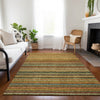 Piper Looms Chantille Stripes ACN598 Coral Area Rug