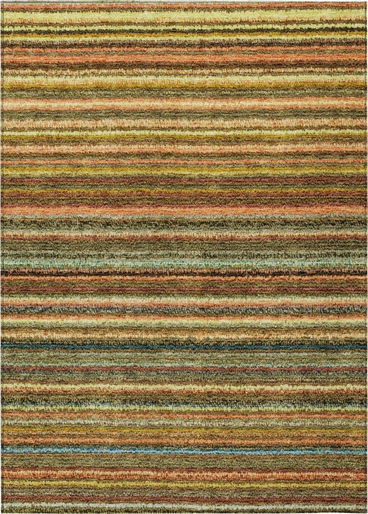 Piper Looms Chantille Stripes ACN598 Coral Area Rug