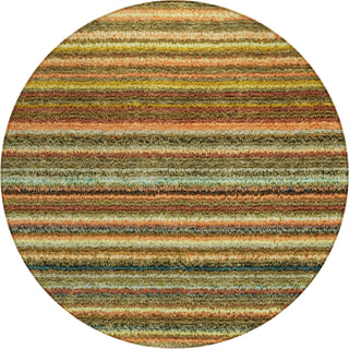 Piper Looms Chantille Stripes ACN598 Coral Area Rug