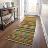 Piper Looms Chantille Stripes ACN598 Coral Area Rug