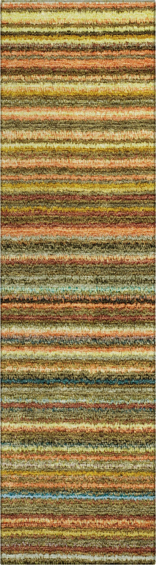 Piper Looms Chantille Stripes ACN598 Coral Area Rug