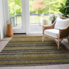 Piper Looms Chantille Stripes ACN598 Gold Area Rug