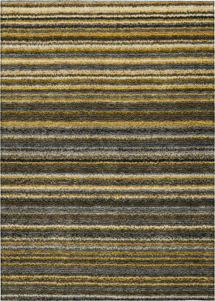 Piper Looms Chantille Stripes ACN598 Gold Area Rug