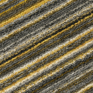 Piper Looms Chantille Stripes ACN598 Gold Area Rug