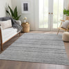 Piper Looms Chantille Stripes ACN598 Gray Area Rug Lifestyle Image Feature