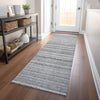 Piper Looms Chantille Stripes ACN598 Gray Area Rug