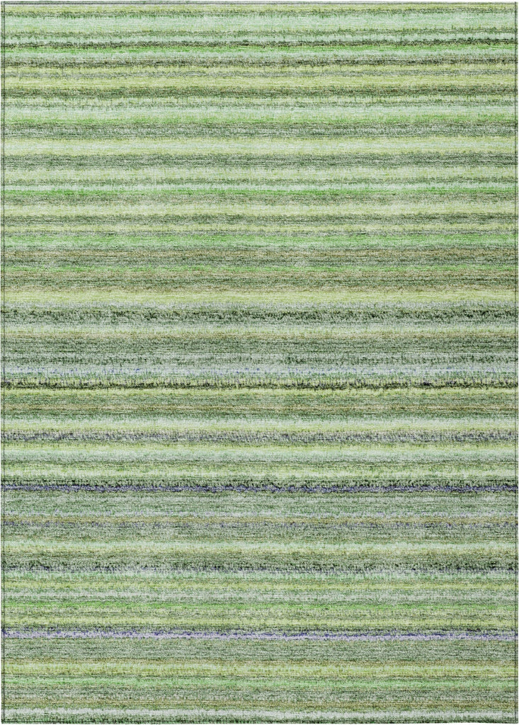 Piper Looms Chantille Stripes ACN598 Green Area Rug