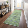 Piper Looms Chantille Stripes ACN598 Green Area Rug