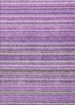 Piper Looms Chantille Stripes ACN598 Purple Area Rug