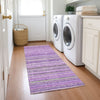 Piper Looms Chantille Stripes ACN598 Purple Area Rug