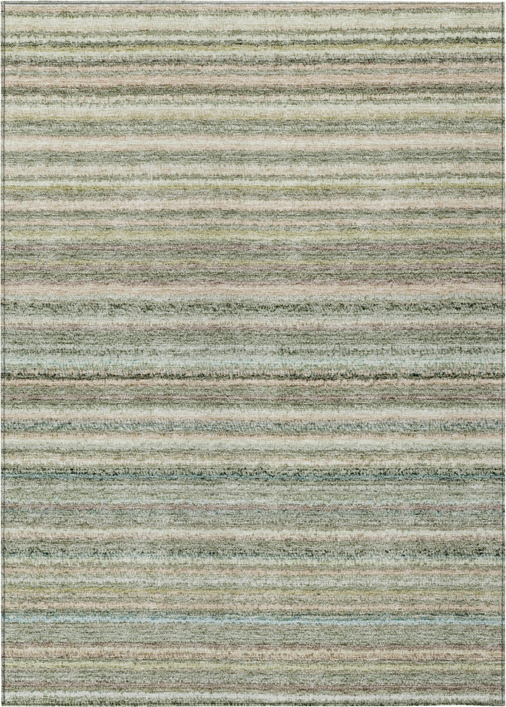 Piper Looms Chantille Stripes ACN598 Sage Area Rug