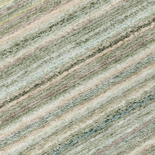 Piper Looms Chantille Stripes ACN598 Sage Area Rug